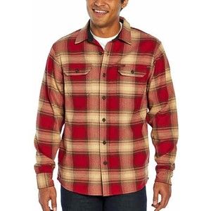 NWT Orvis Big Bear Heavyweight Double Brushed Flannel Button Down Shirt XL